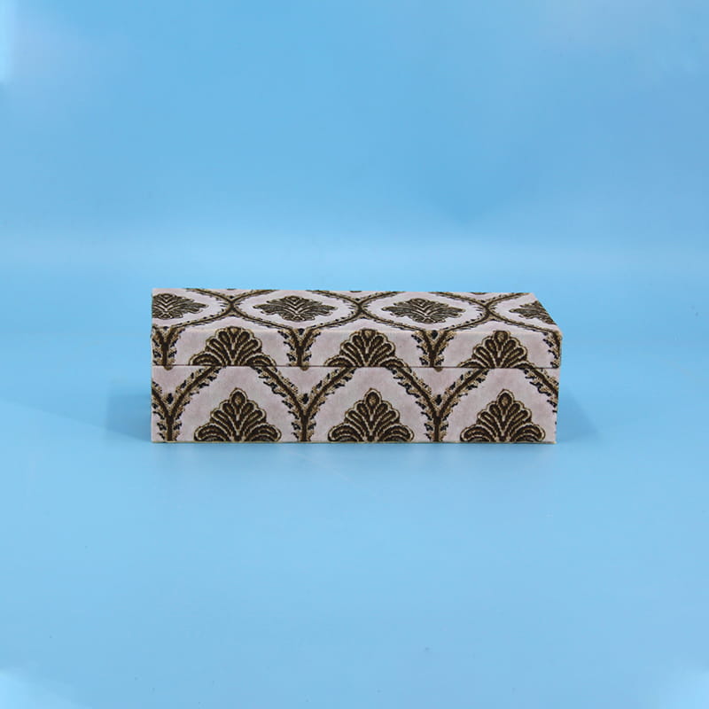 الجملة مربعات المجوهرات مستطيلة عالية الجودة الزخرفية الراتنج البطانة