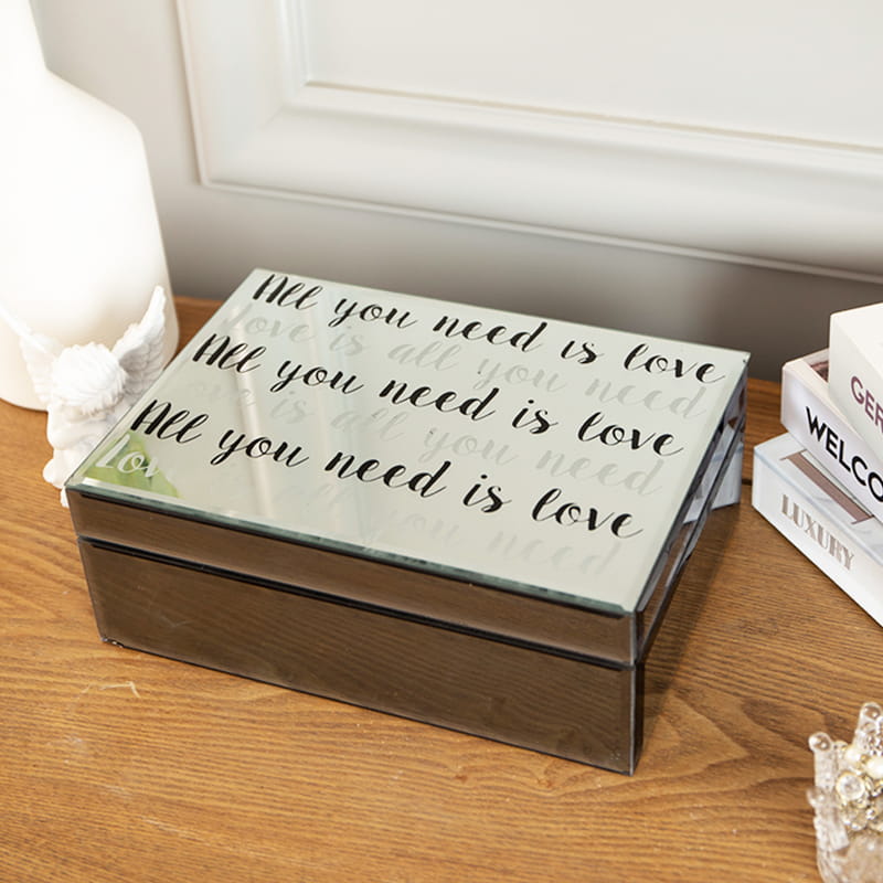 صندوق مجوهرات معكوسة من الذهب البني للبيع بالجملة