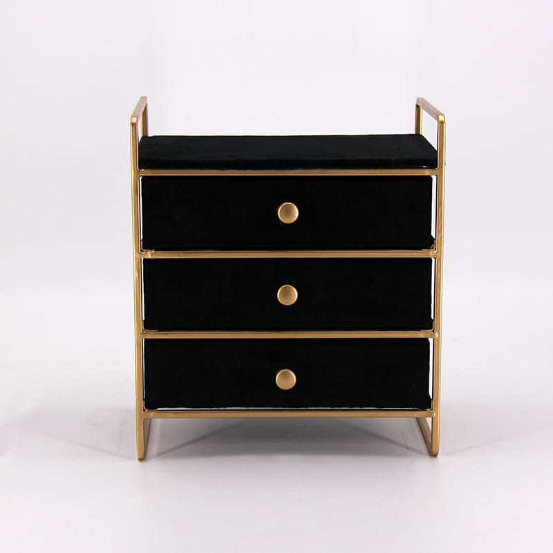 صندوق تخزين مستحضرات التجميل مع 3 أدراج